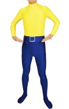 Alias the Spider Costume| Yellow and Royal Blue Super Hero Zentai Costume
