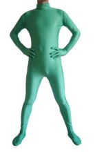 Green Spandex Lycra Catsuit (No Hood No Hand)