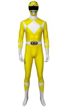 Power Rangers Trini Kwan Yellow Ranger Printed Spandex Lycra Costume