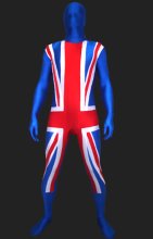 Union Jack Full Body Suit | England Full Body Suits | Spandex Lycra Zentai Suit