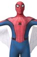 [Full Set]S-guy Homecoming Printed Spandex Lycra Costume with 3D Muscle Shadings and Printed Mesh Wings