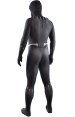 [Platinum] Puff Printed Black Panther Spandex Lycra Costume with Necklace and Claws