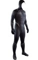 [Platinum] Puff Printed Black Panther Spandex Lycra Costume with Necklace and Claws