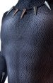 [Platinum] Puff Printed Black Panther Spandex Lycra Costume with Necklace and Claws