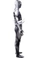 2099 S-guy Costume Black and White Printed Spandex Lycra Version