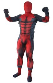 3D Printed Deadpool Spandex Lycra Zentai Suit