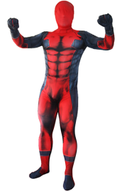 3D Printed Deadpool Spandex Lycra Zentai Suit