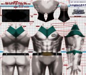 80s Voltron V2 Green Dye-Sub Spandex Lycra Costume