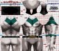 80s Voltron V2 Green Dye-Sub Spandex Lycra Costume