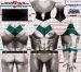80s Voltron V2 Green Dye-Sub Spandex Lycra Costume