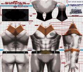 80s Voltron V3 Orange Dye-Sub Spandex Lycra Costume