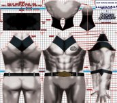 80s Voltron V5 Black Dye-Sub Spandex Lycra Costume