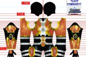 Agunimon Printed Spandex Lycra Costume