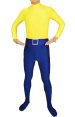 Alias the Spider Costume| Yellow and Royal Blue Super Hero Zentai Costume