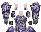 Alita Berserker Printed Spandex Lycra Costume