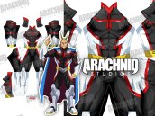All Might V3 Male Dye Sub Spandex Lycra Costume