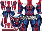 ALL NEW SPIDER-MAN Dye-Sub Printed Spandex Lycra Costume