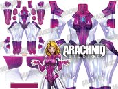 ALTERNATE SPIDER-GWEN Dye-Sub Printed Spandex Lycra Costume