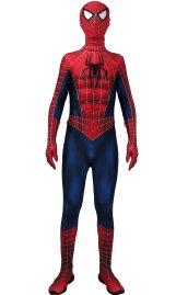 AMAZING SPIDER-MAN 2 Dye-Sub Costume with Puff Painted Weblines and Symbols