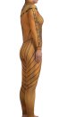 Anuxinamoon Printed Spandex Lycra Costume with Muscle Shadings