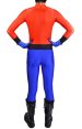 Aquadlad Costumes | Red and Blue Super Hero Zentai Custome without Hood