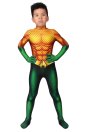 Aquaman Arthur Curry Printed Spandex Lycra Costume for Kid