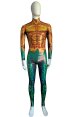 Aquaman PU Printed Spandex Costume no hood no hand no foot