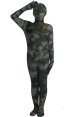 Army Green Camouflage Kids Zentai Suit