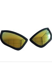 ASM 1 Rubber Mirror Lenses | S-guy Lenses Gold