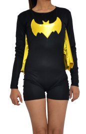 B-guy Black and Yellow Spandex Lycra Costume with Wings