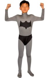 Basic Grey B-guy Kids Catsuit