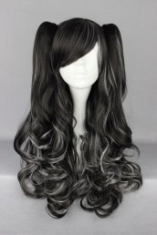 Black and Grey Lolita Cosplay Wig