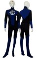 Black and Royal Blue Spandex Lycra Super Hero Zentai Suit