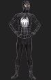 Black and Silver Shiny Metallic S-guy Catsuit