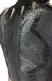 Black Panther Costume with Puff Printings,Claws and Necklace