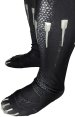 Black Panther Costume with Puff Printings,Claws and Necklace
