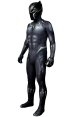 Black Panther Costume with Puff Printings ,Claws,Necklace and Helmet