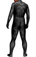 Black Panther Printed Spandex Lycra Costume with 3D Muscle Shading