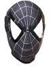 Black S-guy Hood with Shiny Metallic and Mesh Eyes