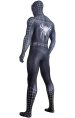 Black S-guy Printed Spandex Lycra Costume with Muscle Shadings and Mirror Lenses