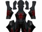 Black Widow Insomniac S-guy With Hood Printed Spandex Lycra Costume