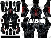 BLACKWIDOW SPIDER-MAN Dye-Sub Spandex Lycra Superhero Costume