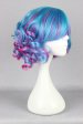 Blue and Pink Short Lolita Cosplay Wig