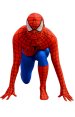 Blue and Red Printed Amazing S-guy Bodysuit