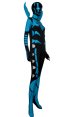Blue Beetle Jaime Reyes Black and Blue Spandex Lycra Zentai Suit
