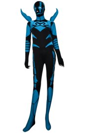 Blue Beetle Jaime Reyes Black and Blue Spandex Lycra Zentai Suit