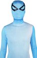 Blue Gradient Spandex Lycra Zentai Suit with Spider Eyes
