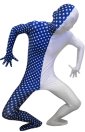 Blue Stars Split Zentai Suit | Split Spandex Lycra Full Body Suit Blue Stars Split Zentai Suit | Split Spandex Lycra Full Body Suit