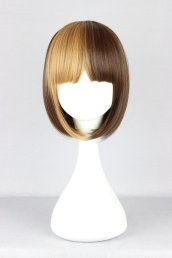 Brown and Coffee Short Bobo Lolita Wig