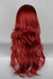 Burgundy Long Lolita Cosplay Wig 2